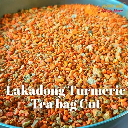 Masala Mundi Spicy Lakadong Turmeric Tea Bag Cut (Bulk ex factory rate), 25 kg