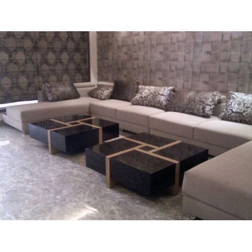Modern Brown Stylish Wooden Sofa Set For Home, Hall