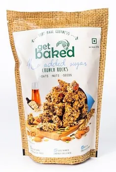 No Added Sugar Crunch Rocks Oat Granola Healthy Snack, 200gms