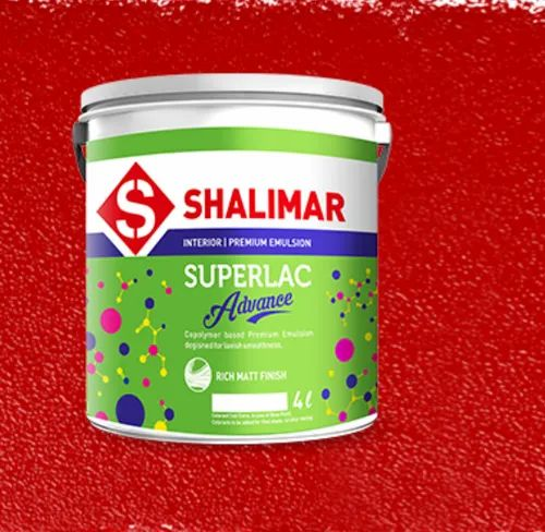 Shalimar Superlac Advance Premium Interior Acrylic Emulsion 4 ltr