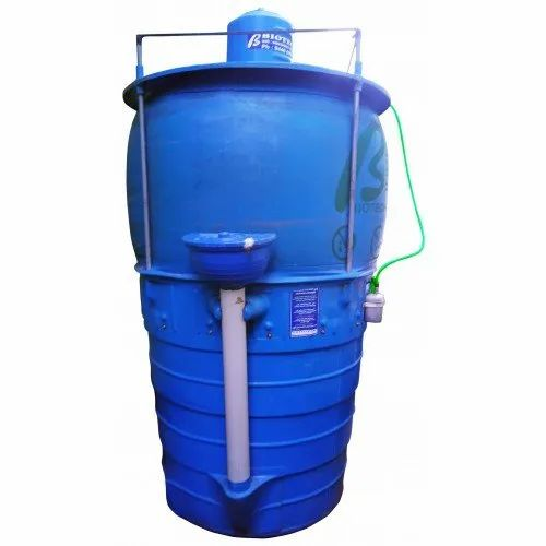 Manual Anti Mosquito Biogas Plant (Cup Geo-0.75) for Home