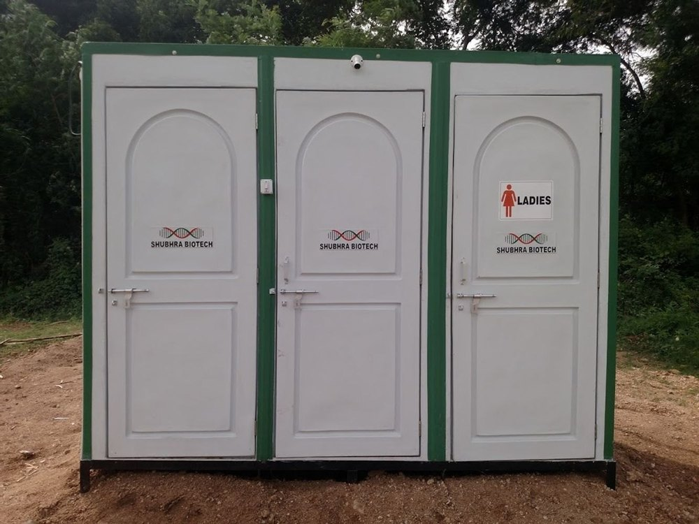 Shubhra FRP Modular Bio Toilet, No. Of Compartments: 3
