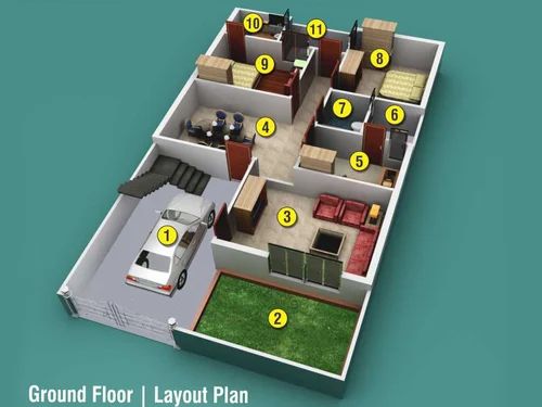 Ground Floor Layout Plan-2