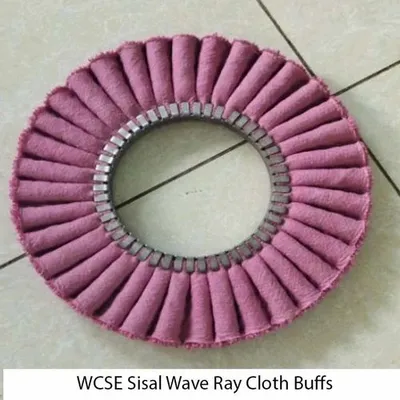 Purple Sisal (product) Wave MOP, Wave Ray Buff, WR Buff For Polishing, Round