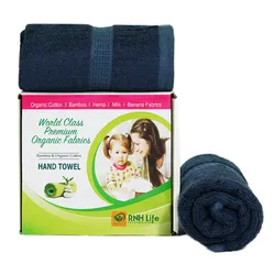 Organic Classic Hand Towel Navy Blue  - Pack Of 2