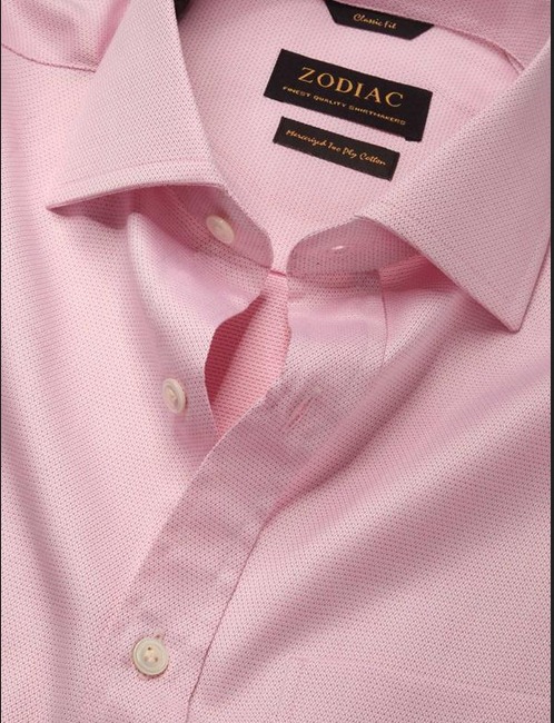Tramonti Classic Fit Pink Shirt