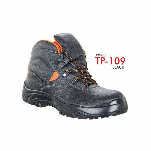 Lancer Black Safety Shoes