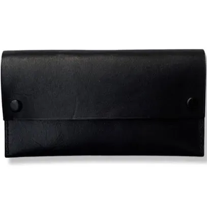 Spoocho Nero // Leather tobacco purse