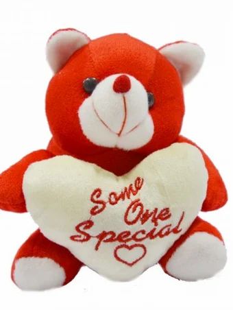Baby Red Heart Bear