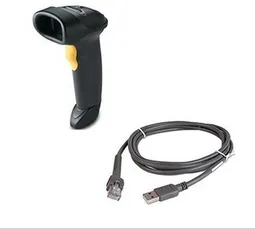 Zebra Symbol LS2208 Barcode Scanner USB kit Black