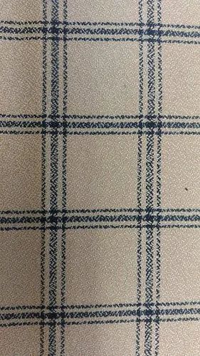 Square Check Polyester Suiting Fabric, Dry Clean, 80