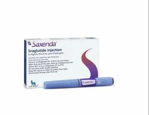 6 mg Saxenda (liraglutide) Injection, Packaging Size: 3 ml 5 Pens/Box