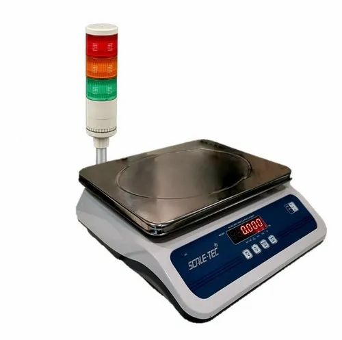 Stainless Steel Electronic Check Weighing Scale, For Industrial, Model Name/Number: Scaletec