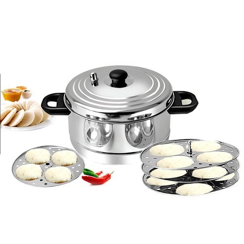 BMS Lifestyle 5-Plates Stainless Steel Idly Maker,Steamer