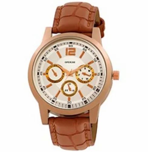 Mens Leather Watch