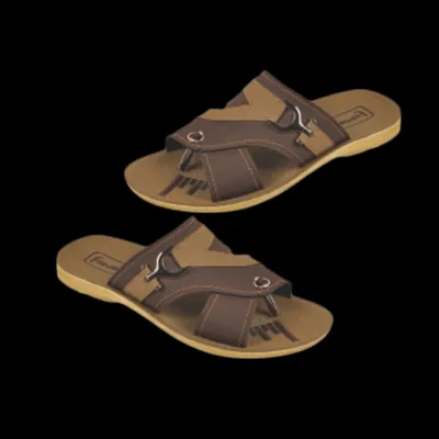 Mens PU Sole Casual Wear Slipper