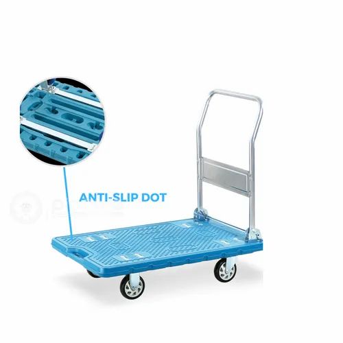 Equal Material Handling Ant Slip Folding Platform Trolley For Heavy Weight