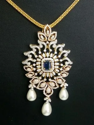 Wedding Wear Designer Diamond Pendant