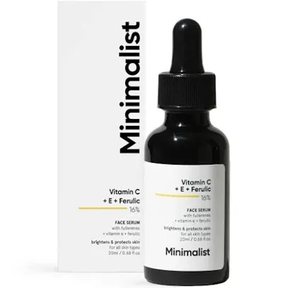 Minimalist 16% Vitamin C Serum With Vitamin E & Ferulic Acid For Brightening(20ml)