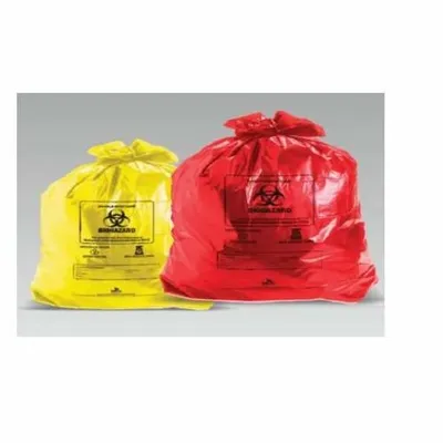 Medium Genetix GX-RNCB Red Non-Chlorinated Biohazard Bags