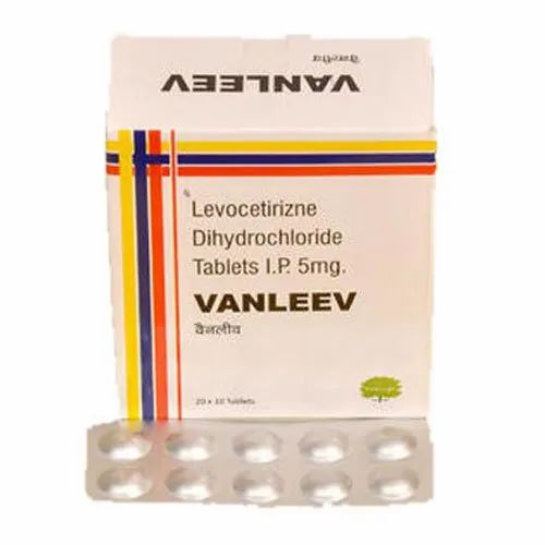 Levocetirizine Dihydrochloride Tablets IP 5mg, Packaging Type: Alu- Alu