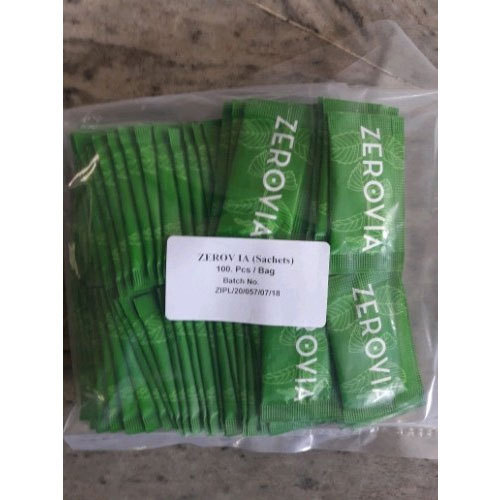 Zerovia stevia sachets, Packaging Type: Pouch