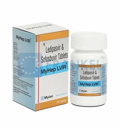 Ledipasvir Sofosbuvir Myhep Lvir Medicine, 28 Tablets