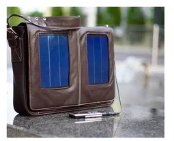 Leather Solar Bag