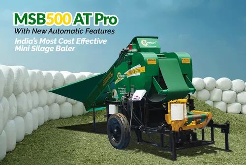 MSB500 AT Pro Mini Silage Baler Machine For Agriculture