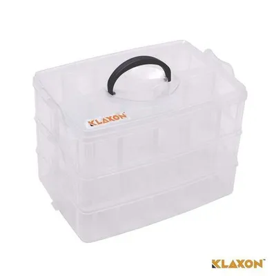 Transparent(white) Klaxon Plastic Storage Box