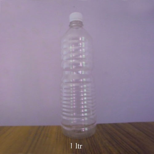 Transparent Drinking Plastic Bottle, Capacity: 1 Litre