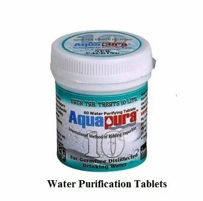 Water Purification Tablets Aquapura, Packaging Type: Plastic Bottles & Strips