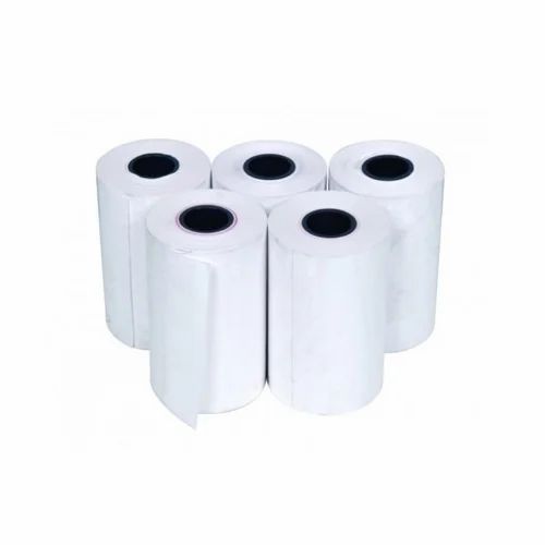 White Plain Thermal Paper Rolls, Packaging Type: Reel Format, GSM: Less than 80 GSM