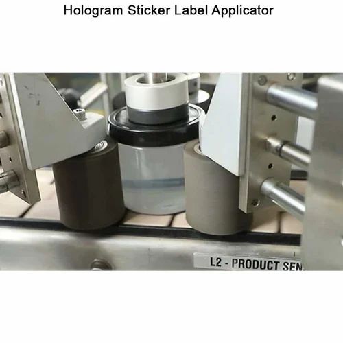 Glass Hologram Sticker Label Applicator, Capacity: 90 piece/min