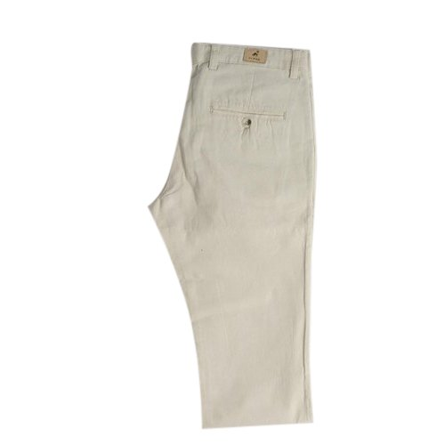 Alpha Casual Wear Mens Plain Cotton Trouser, 30-40