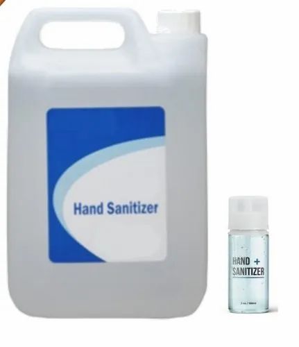 Sanitizer Refill Can 5 Litre, Jerrycan, Alcohol Content %: 61 - 70