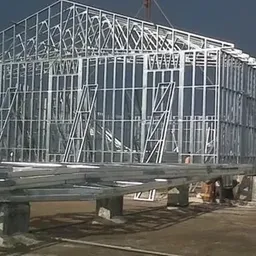 Panel Build Cold Rolled Mild Steel Structure, For Construction