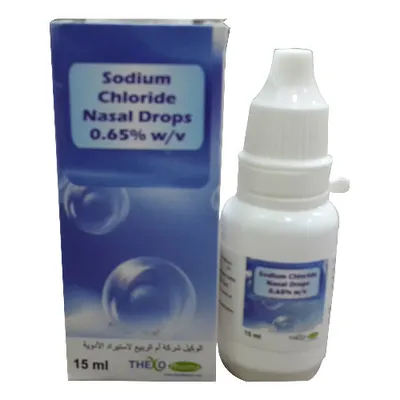 Sodium Chloride Nasal Drops 0.65% w/v, Packaging Size: 15 ml