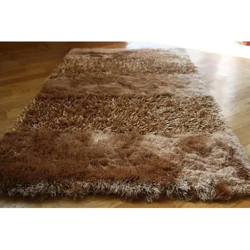 Plain Brown Shaggy Carpet