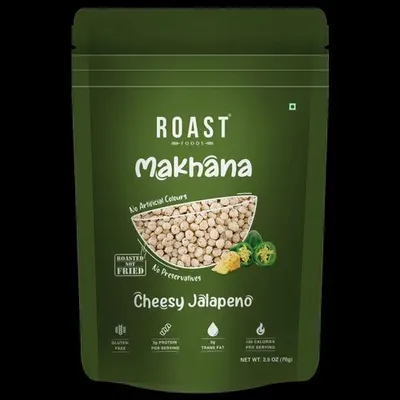 Roast Makhana Cheesy Jalpeno, Packaging Size: 70 Gms, Packaging Type: Pouch