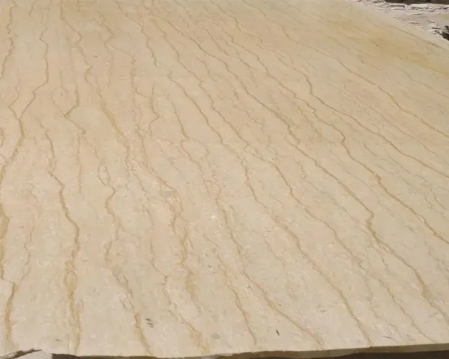 Beige Silvia Imported Marble Slab, Thickness: 18mm