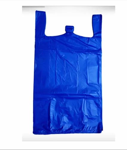 W Cut Plain Plastic Carry Bag, Thickness: 51-75 micron, Holding Capacity: 2 Kg