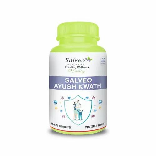 Salveo Ayush Kwath Capsule, Treatment: Immunity, Packaging Type: Bottle