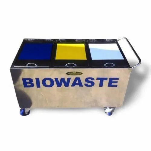 MEDISEARCH Bio Waste Trolley, For Hospital