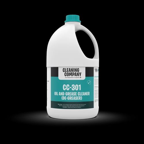 Cleaning company CC-301 Oil and grease cleaner (De-Greaser), Packaging Size: 5 Liter, Packaging Type: Bottle