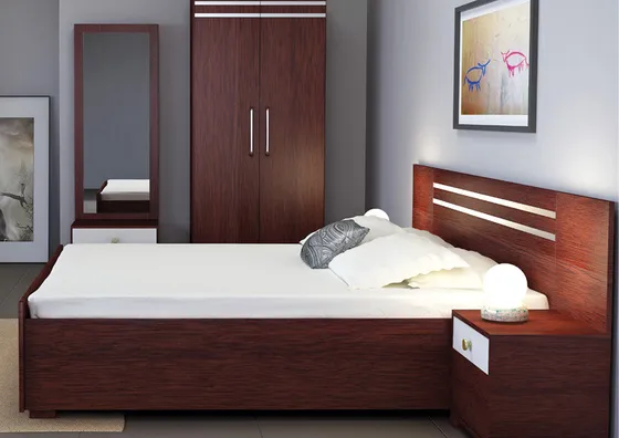 Prelam Wooden Bed