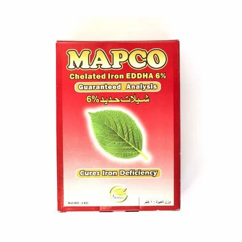 Powder Mapco Eddha 6% Chelated Iron, Packaging Size: 1 Kg