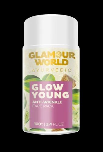 Glamour World Glow Young Anti Wrinkle Pack, Packaging Type: Bottle, Packaging Size: 100gm