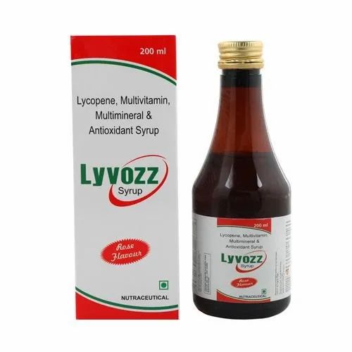 Lyvozz Lycopene, Multivitamin, Multimineral And Antioxidant Syrup, 200 Ml