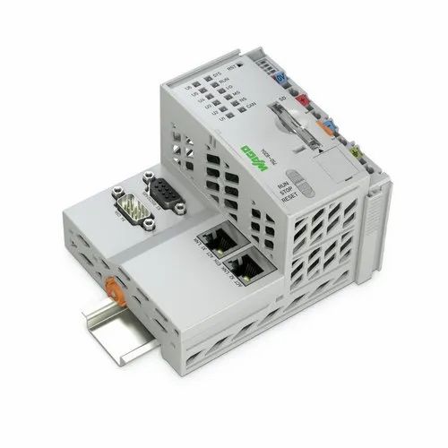 Light Gray WAGO 750-8204 112 mm PLC Controller